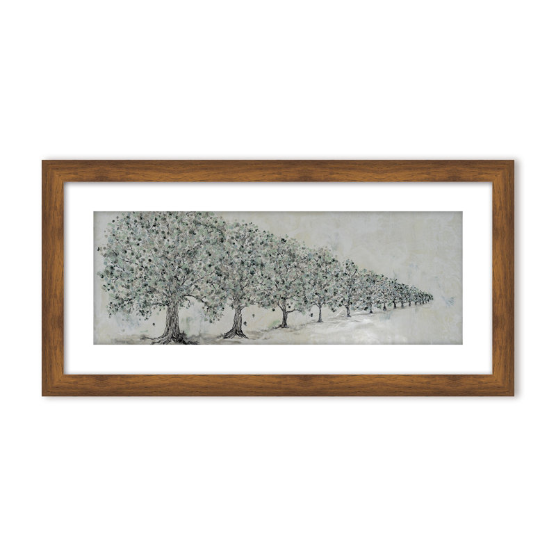 Nature Inspired "Renewal in Bloom" Canvas Wall Art By , 8" H x 16" W, Framed Canvas, Gold