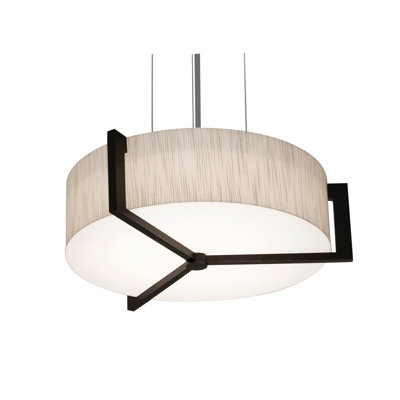 Luminaire suspendu 1 lumière avec accents