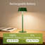 Lampe de table rechargeable sans fil avec hauteur réglable, contrôle tactile, 3 températures de couleur et DEL à intensité variable, conception résistante à l'eau pour une utilisation intérieure et extérieure