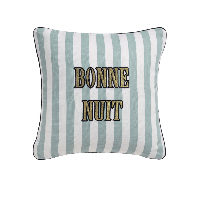 Harjas Striped Square Cushion