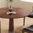Nordic style retro solid wood round table set-110567411