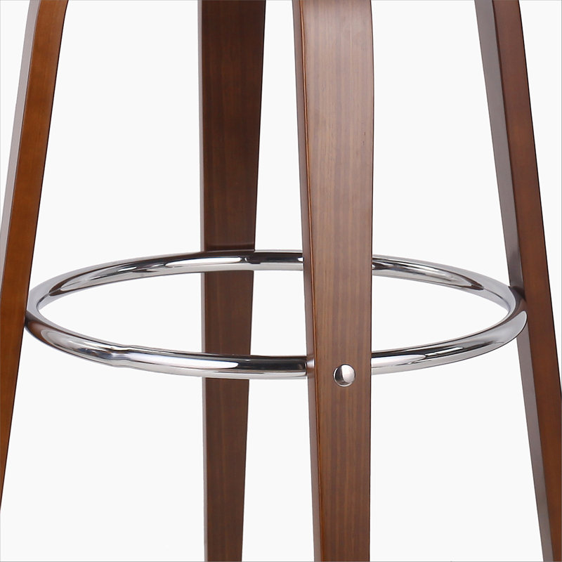 Tabouret de bar pivotant de 30 po, Noir