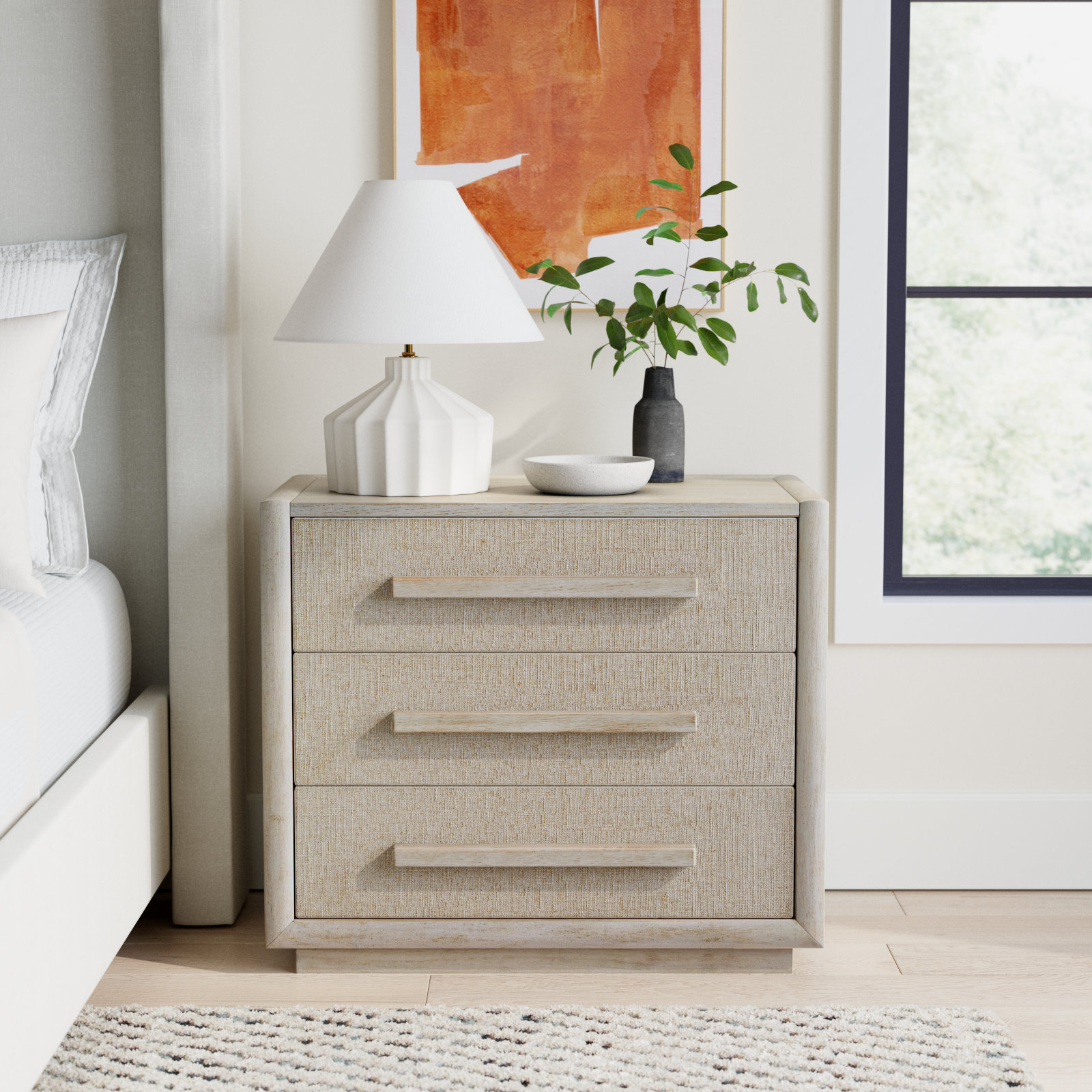 3-Drawer Nightstand