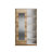 Stylish Wardrobe with Numerous Shelves, Sonoma Color, 47.2 x 81.5 x 20.5 inches | Coated Particle Board, Thickness: 0.6 inches | Wall-Mountable for Space-Saving Storage, Elegant Brown Finish