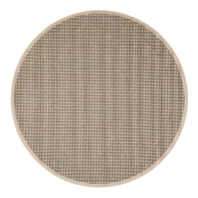 Gourlie Indoor / Outdoor Rug, Round 5'1"