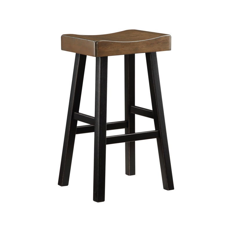 Counter Stool, Brown/Black, Bar Stool (29" Seat Height)