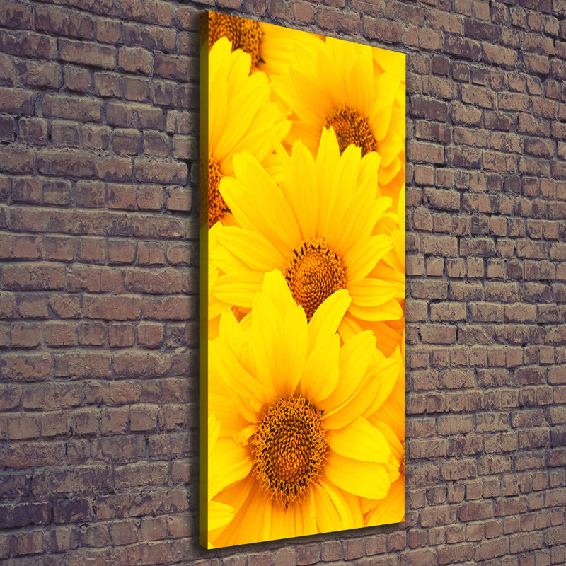 Sunflowers - Wrapped Canvas Print