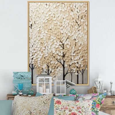 " Harmonous Beige Tree Art I "