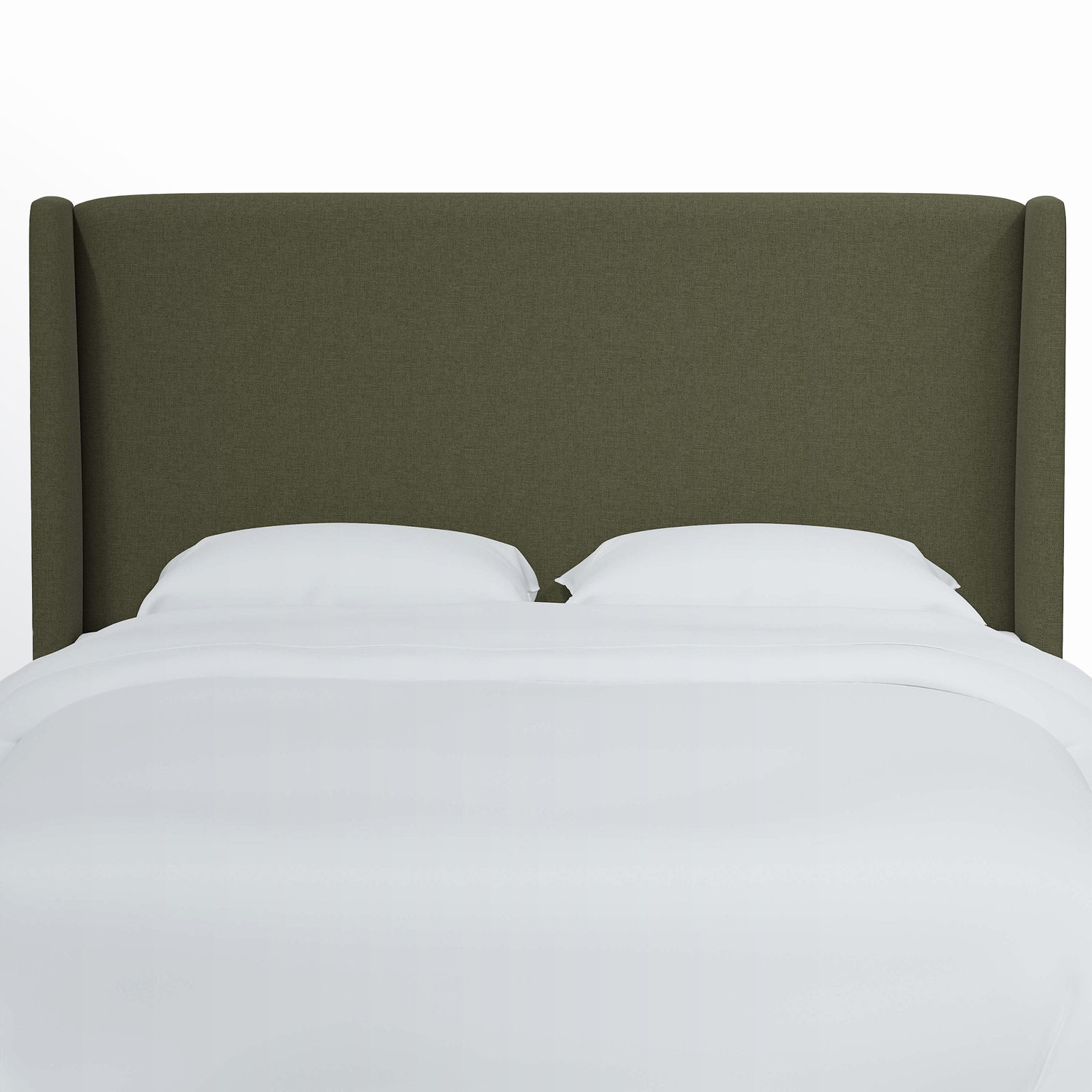 Tilly Upholstered Headboard, Queen, Zuma Laurel Textured Linen