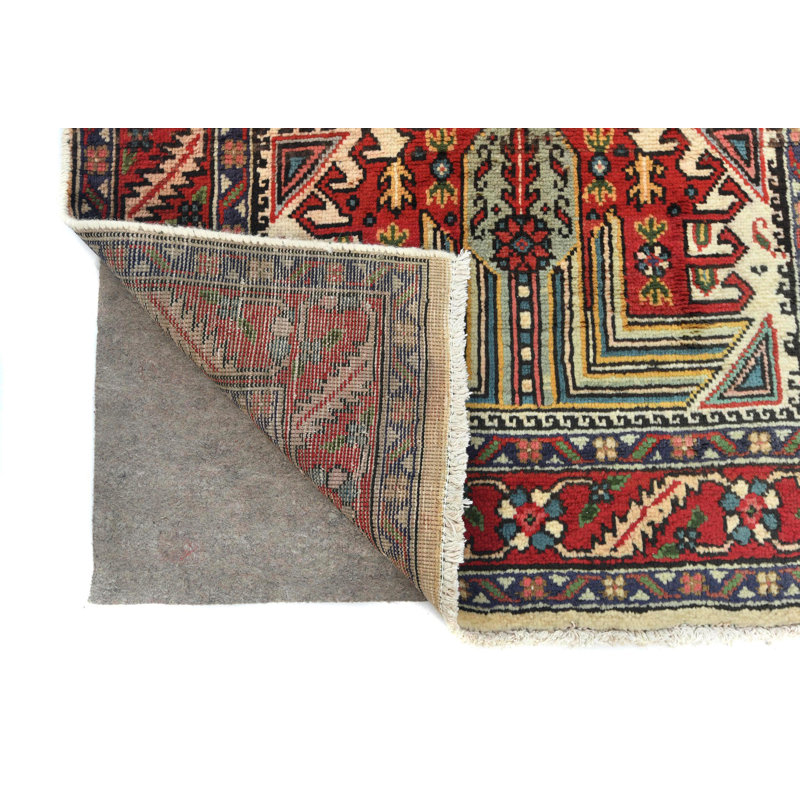 Tapis de couloir oriental crème 3X12 One-of-a-Kind