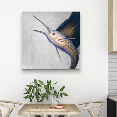 swordfish - 32"x32" art on canvas
