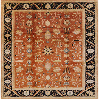Tapis brun / noir Swarthofthi