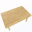 Ensemble de salle à manger 5 pièces avec table en bois et 4 chaises rembourrées-129703453-129703456