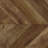 Rustic Tobacco Herringbone 3-Panel Folding Screen