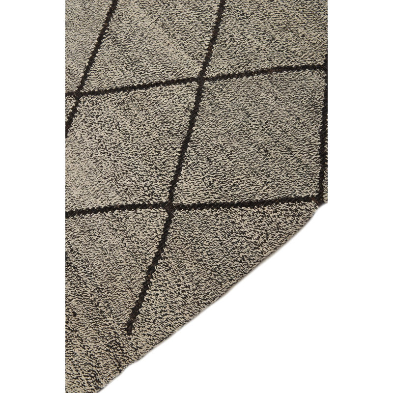 Tapis noir et blanc Jessen
