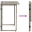 Folding Garden Table 90X51x75 Cm Poly Rattan-1585067369