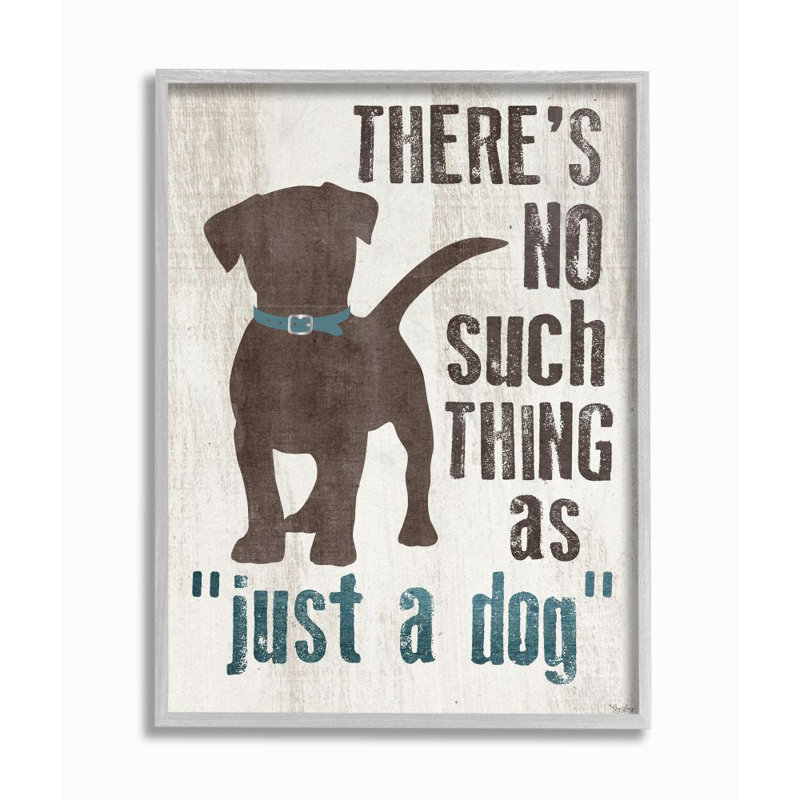 «Not Just a Dog Expression» par Gigi Louise, H 20 po x l 16 po, Estampe numérique Farmhouse