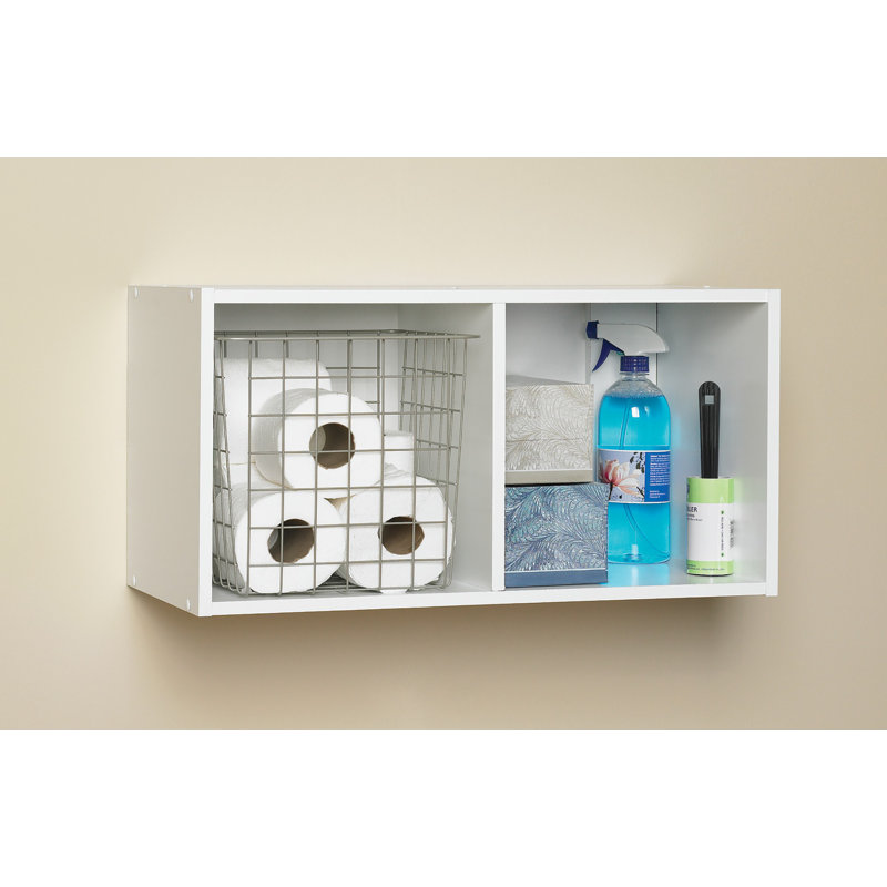 Cubeicals 12.36'' H x 24.09'' W 2-Cube Bookcase, White