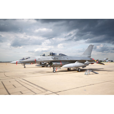 Fighter Under Strom by TommyIX - No Frame Art Prints on Canvas