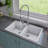 34'' L Double Bowl Granite Kitchen Sink-14644839