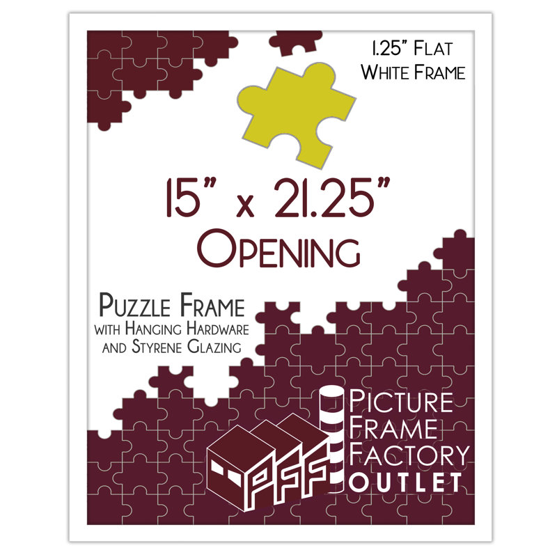 Picture Frame, White, 15" x 21.25"