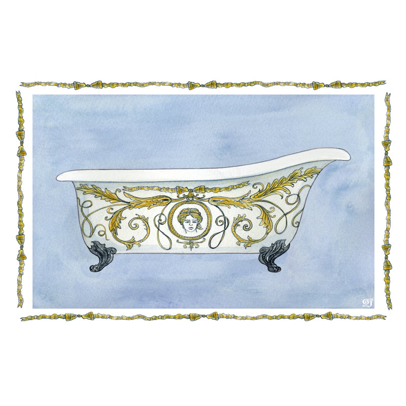 French Bath by Ginny Joyner - Wrapped Canvas Print, 81cm H x 122cm W