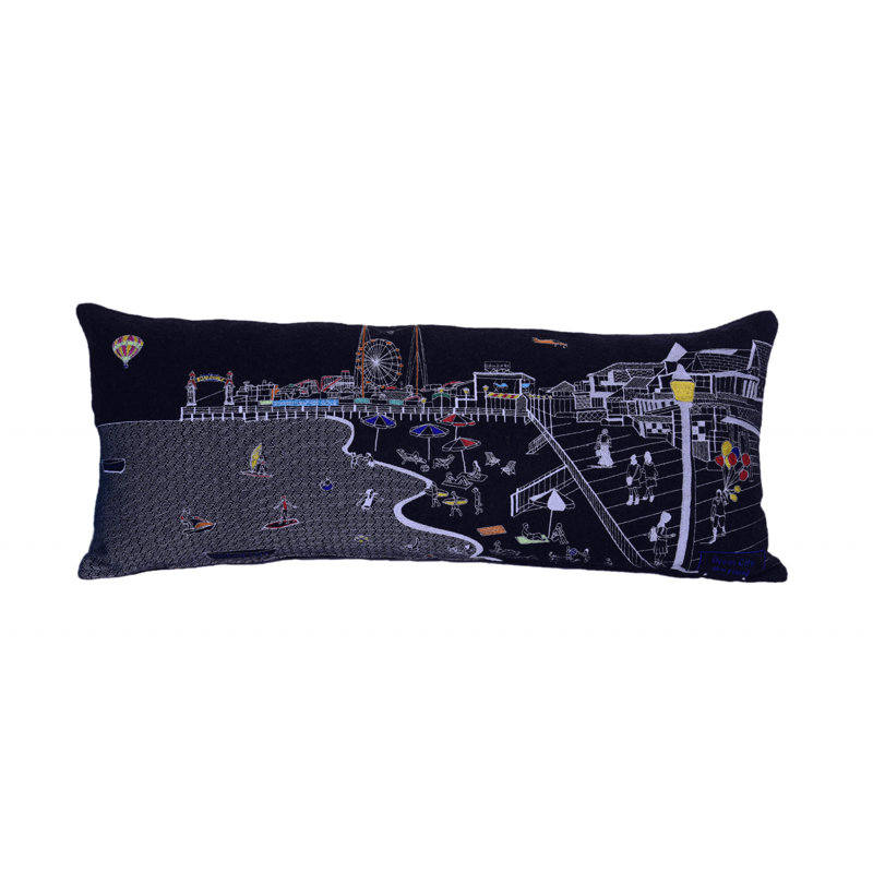Coussin Ocean City Maryland, Noir