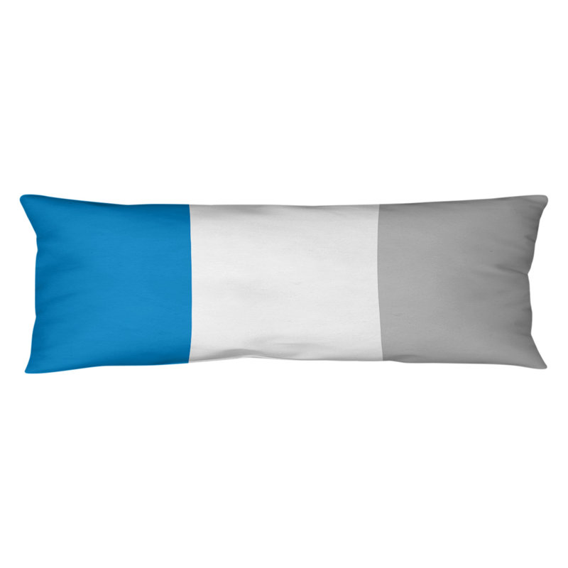 Stripes Medium Polyester/Polyfill Body Pillow, Blue Accent, NFL Stripes Football