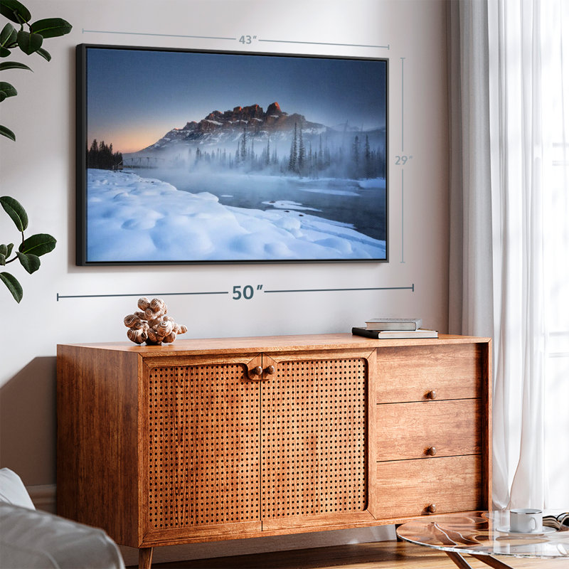 " Banff Snowfield ", 43" H x 29" W
