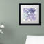 «Jadaya Blue Curry II» par Color Bakery, reproduction d'art encadrée-20487606-20487608-70912838