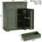 1Drawer 2-Door Accent Cabinets Chests with Storage for Living Room,Kitchen,Entryway,Dining Pantry Cabinet with 4 Hanging Shelves-1127686031
