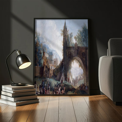 Mariami 1 Piece Floater Frame Wall Art