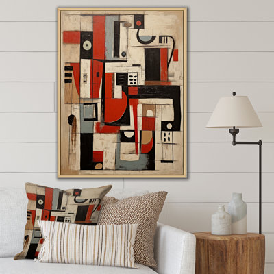 One More Voice Vintage Abstract - Reproduction d'art géométrique moderne