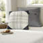 de literie à chevrons gris en polyester de style maison de campagne pour les chambres confortables
