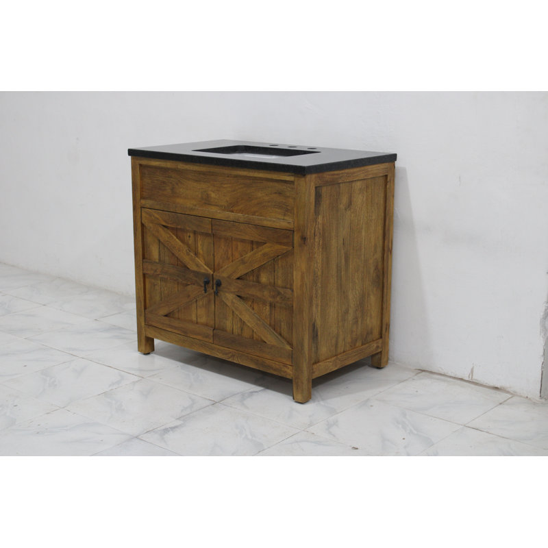 36'' Single Bathroom Vanity with Granite Top