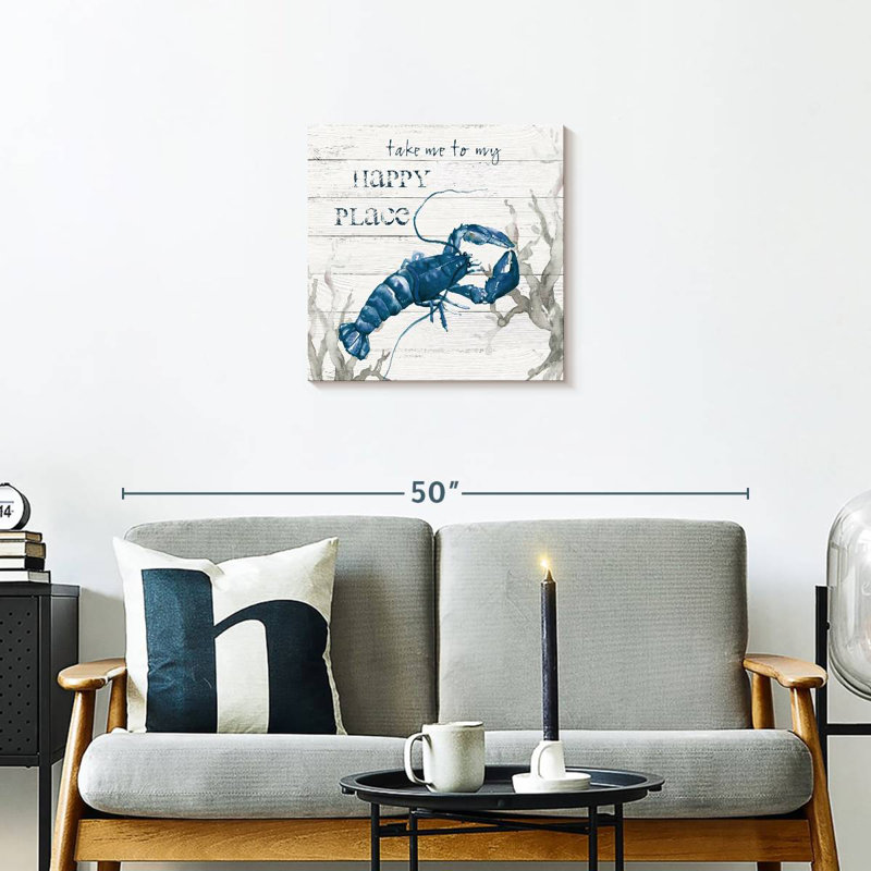 Homard Happy Place, H 20 po x l 20 po