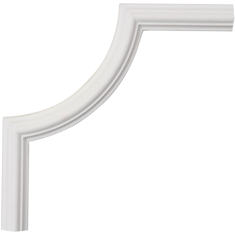 Moulure de coin classique l 8 po x H 8 po x P 1/2 po