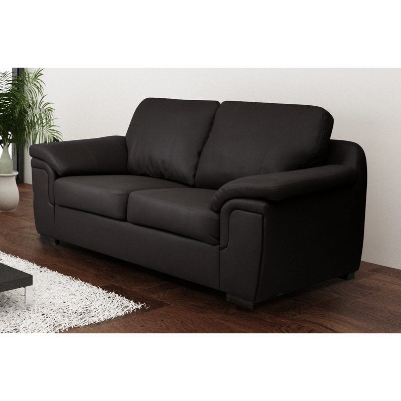 Wedemeyer 2 Seater Upholstered Sofa, Black