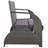 2-In-1 Convertible Picnic Upholstered Bench Table-2022976587