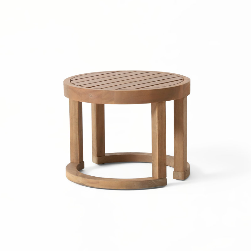 Thurmont Wooden Side Table, Solid Side Table for Patio, Pool, Porch,Outdoor Coffee Table