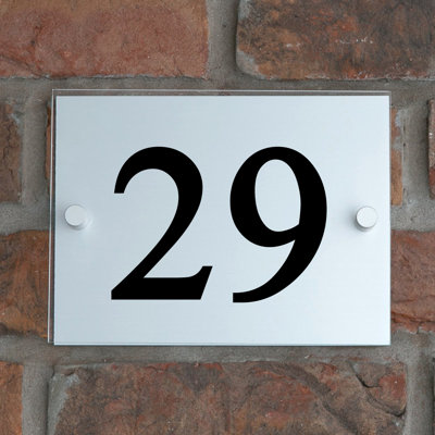Champy 15cm H Plastic House Number