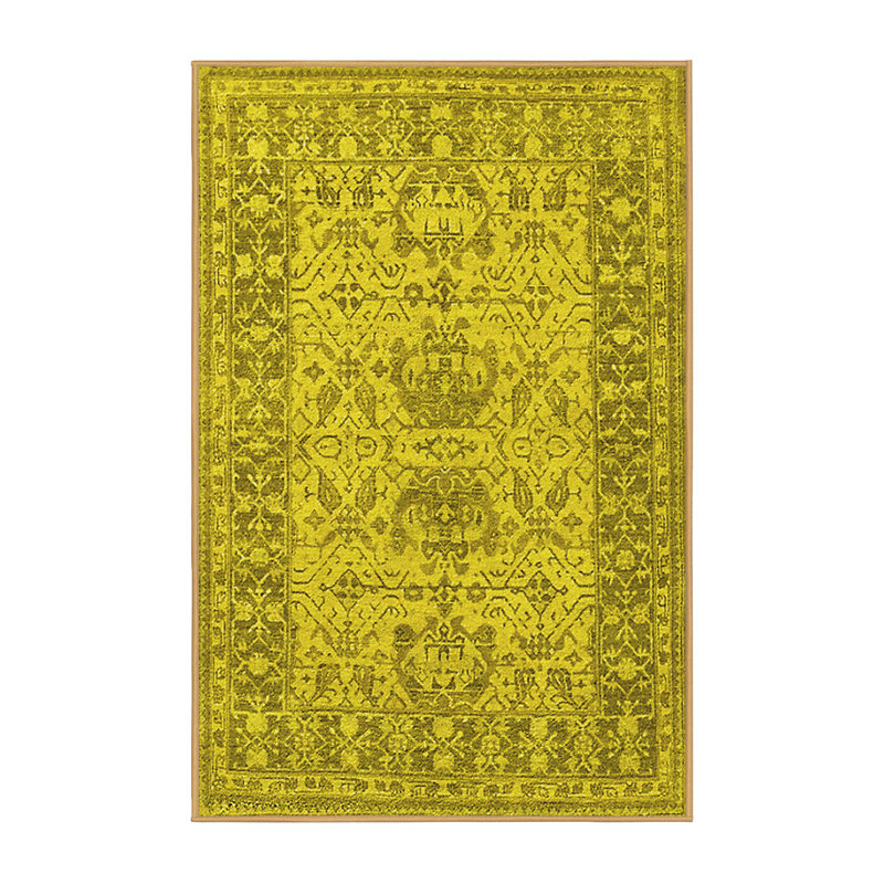 Tapis jaunes modernes Mid-Century 271