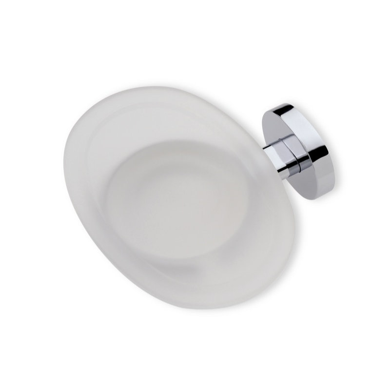 Porte-savon mural en verre Diana