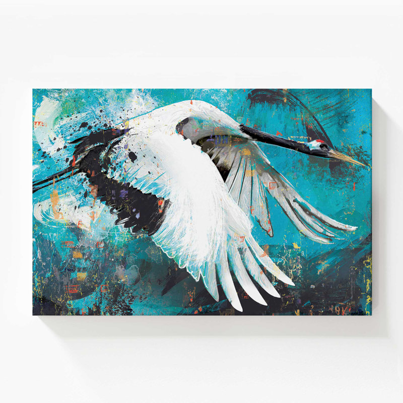 «Blue Skies Rendezvous», grande impression sur toile, H 36 po x l 54 po