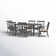 Milnor Rectangular 6 - Person 64'' Long Outdoor Patio Dining Set Furniture with Cushions