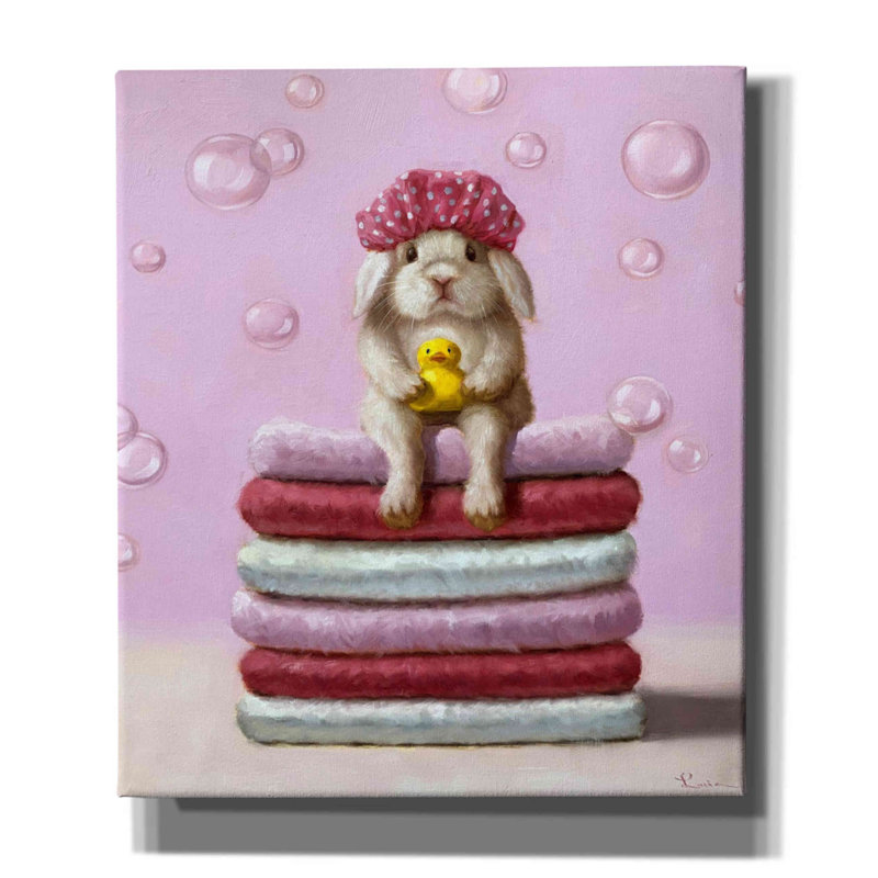 «Bath Day On Canvas» par Lucia Heffernan, H 30 po x l 26 po