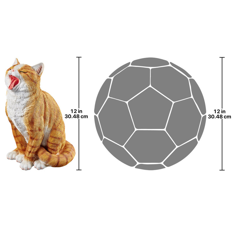 Lazy Daze Kitty Yawning Cat Figurine