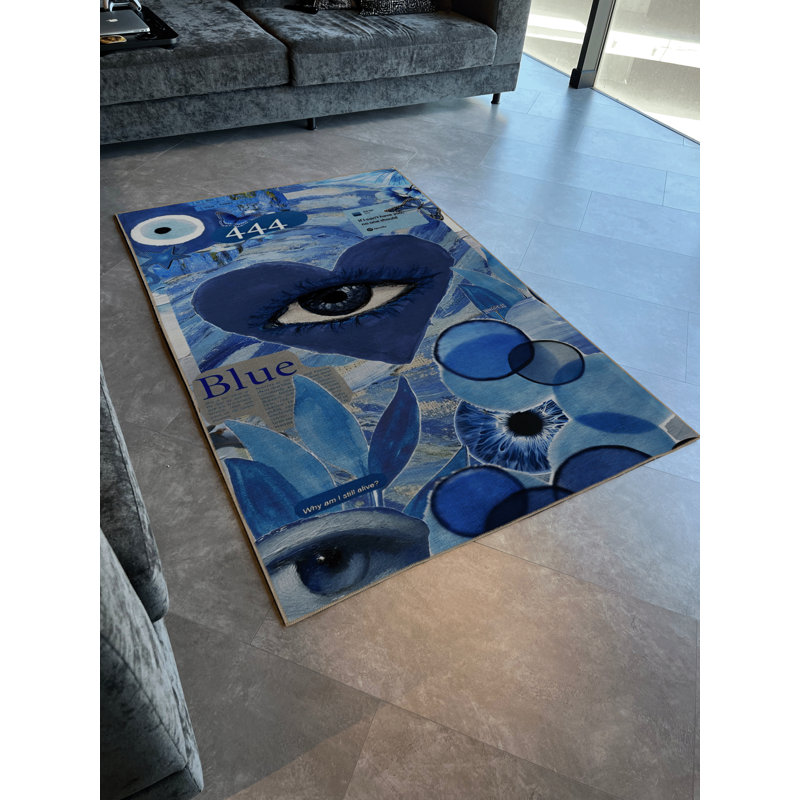 Tapis décoratif moderne Mira, Rectangle 3 pi 9,81 po x 4 pi 11,06 po