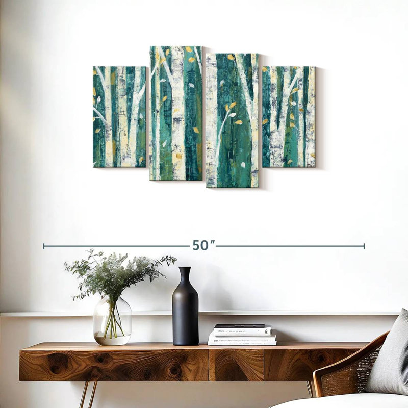 Alvord Birches In Spring III, H 22 po x l 36 po