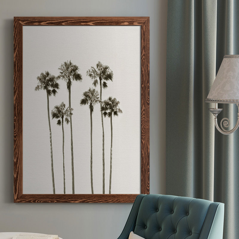 «Palm Getaway», reproduction de photo sur toile simple, H 43,5 po x l 31,5 po x P 1 po, Cadre érable
